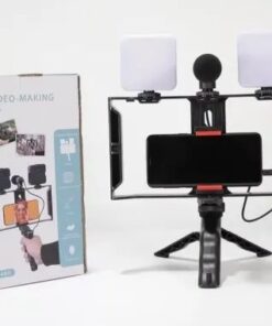 Estabilizador Kit Video Making Suporte De Gaiola De Coelho Com Tripés Móvel Para Celular E Câmera D5665